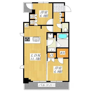 DIPS赤羽RESIDENCE【9階】の間取り