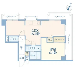 ライオンズマンション久が原第3【4階】の間取り