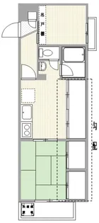 シティコーポパルナス美住町パート2【3階】の間取り