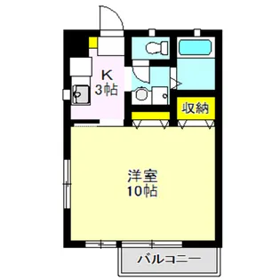 M・Kハイツ【1階】の間取り