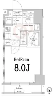 アクサス錦糸町【4階】の間取り