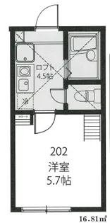 メゾンラニ川崎【2階】の間取り