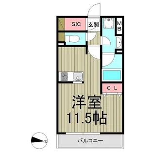 エミグランド湘南【5階】の間取り