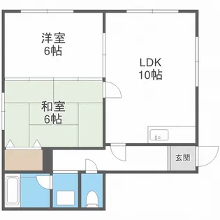 コーポラス北澤【1階】の間取り