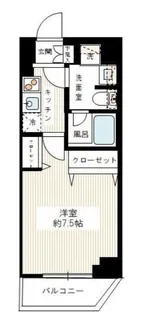 レアライズ蒲田II【4階】の間取り