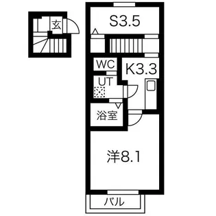 パークヒル【1階】の間取り