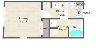 アイム若宮【1階】の間取り