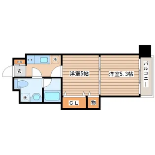 定禅寺HILL【9階】の間取り
