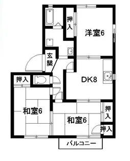 ハイツT&M【2階】の間取り