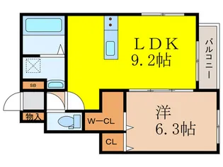 メゾン春日【1階】の間取り