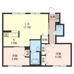 アネックス【1階】の間取り