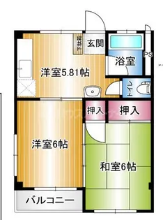 MYJマンションUMESATO【2階】の間取り