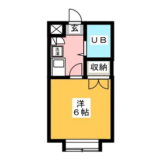 ライジングヤマコ桜木【2階】の間取り