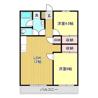 ベルウッド【2階】の間取り