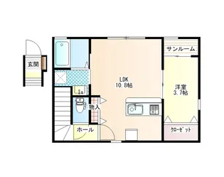 UrbanGrace田町【2階】の間取り