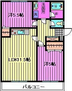 ファーストハイム【1階】の間取り