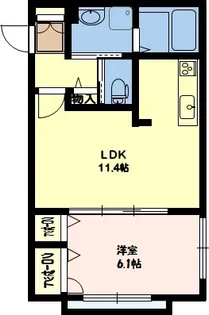 Dear Court【1階】の間取り