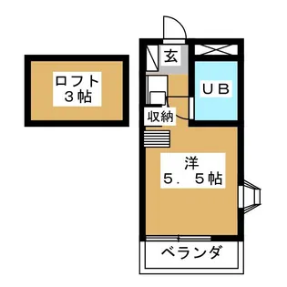 パークアベニューデュエット国分寺7【2階】の間取り