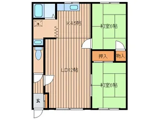 ツチモトハイム【1階】の間取り