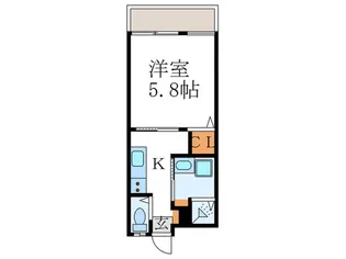 三宅マンション【2階】の間取り