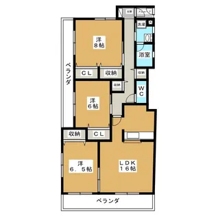 Will Square 和【3階】の間取り