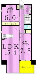 MMCレジデンス【7階】の間取り