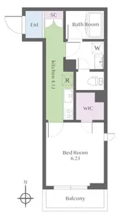 ラ・プルミエールII【3階】の間取り