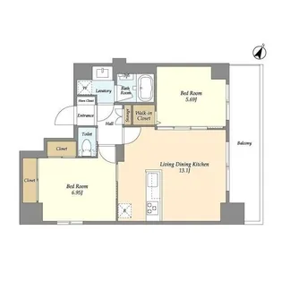 グラン千代田岩本町【3階】の間取り