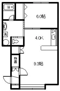 アルコA棟【1階】の間取り
