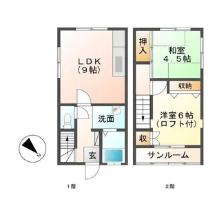 Nメゾン191【1階】の間取り
