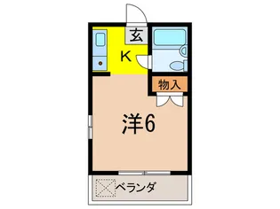 仁川ロイヤルハイツ【3階】の間取り