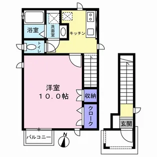 RMヒルズ東黒松 A棟【2階】の間取り