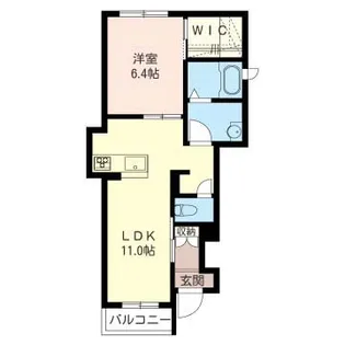 グラツィアおゆみ野【1階】の間取り