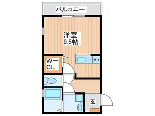 レジデンス寝屋川【3階】の間取り