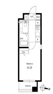 ファインライツ氷川台【1階】の間取り