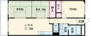 グレイシス【7階】の間取り