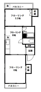 野澤アイシンビレッヂ【1階】の間取り