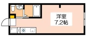 シーモ南観音【1階】の間取り