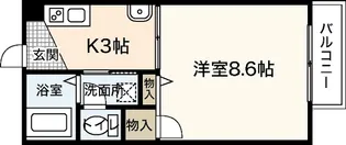 ドエルまさもとB棟【2階】の間取り
