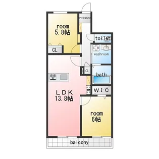 HEBEL MAISON Fukishima【1階】の間取り