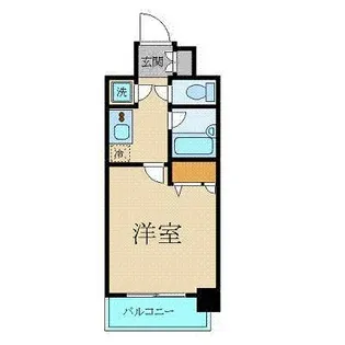 エルフラット高輪台【4階】の間取り