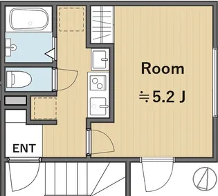 エムレジデンス上野毛【4階】の間取り