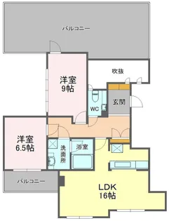インペリアル安東【4階】の間取り