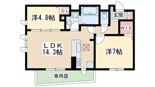 コンフォートヒロシバ【3階】の間取り