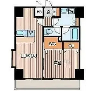 エクセリア池袋WEST【11階】の間取り