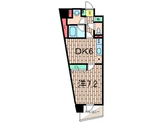 TKフラッツ渋谷【1階】の間取り