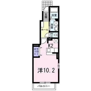 ベル・アンジュ【1階】の間取り
