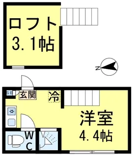 ハーモニーテラス新小岩III【1階】の間取り