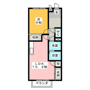 コンフォート坂祝【2階】の間取り