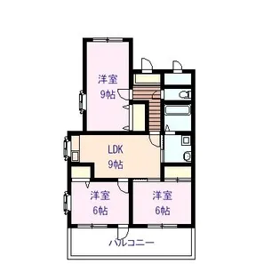 サンスカイ小山【4階】の間取り